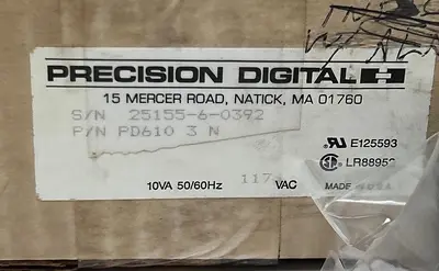 New | in-Stock PRECISION DIGITAL PD610-3-N Meters - Misc | Surplus Asset Holdings #1206941