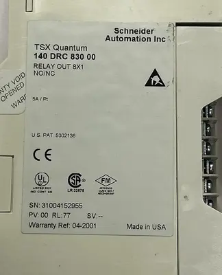 Used SCHNEIDER 140-DRC-830-00 PLC Input & Output Ohio US | Surplus Asset Holdings #1234663