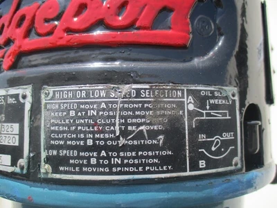 USED BRIDGEPORT SERIES-I