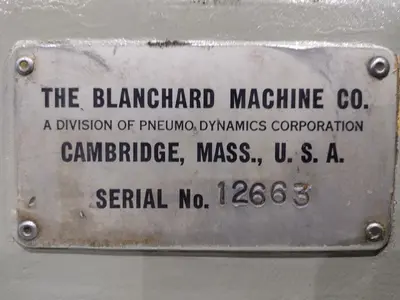 42" X 40 HP BLANCHARD MODEL 22-42 ROTARY SURFACE GRINDER: STOCK #11914