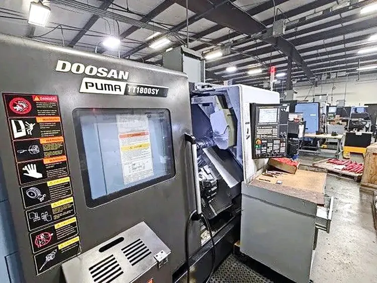 Used 2017 DOOSAN PUMA TT1800SY 5-Axis or More CNC Lathes Ontario CA | CNCsurplus #779886