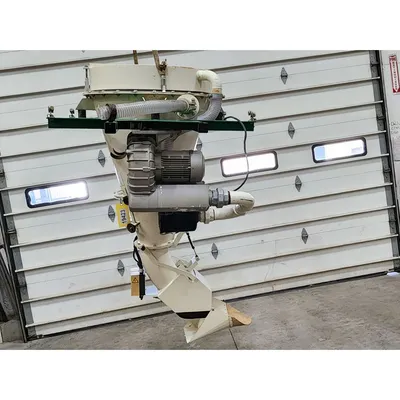 Used 5 cu/ft Vacuum Loading Hopper Loader for Pelleted Seed