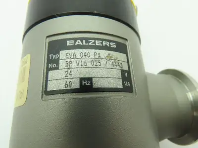New | in-Stock BALZERS _UNKNOWN_ Valves/Fittings | Arrow Industrial #628739