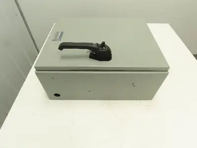 Wiegmann N4122016081PTC Electrical Enclosure 20x16x8" Locking Latch Wall Mount