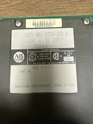 Used ALLEN-BRADLEY 1771-IAD B Industrial Controls Ohio US | Surplus Asset Holdings #1245045