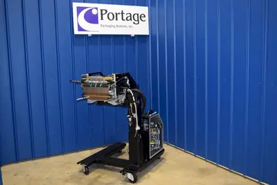 USED AUTOMATED PACKAGING SYSTEMS AB180 W/PI-412C PRINTER