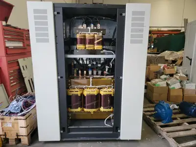 12-Pulse Transformer Assembly, 150kVA Iso + 75kVA Phase-Shift Auto