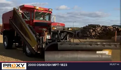 Used 2000 OSHKOSH MPT-1823 Dump trucks Wisconsin US | Proxy Equipment #1426031