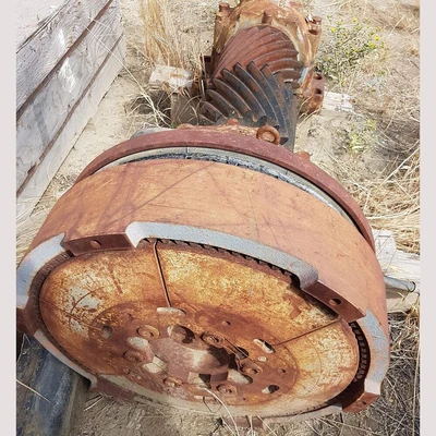 Used Dominion Rod Mill. 9.5 ft. x 14 ft. Long. 500 HP Motor.