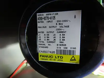 Fanuc M-6I Industrial Robot 6 Axis R-J2 Controller Teach Pendant Spray Head