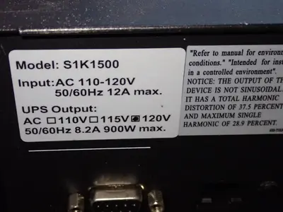 USED SOLA / HEVIDUTY S1K1500