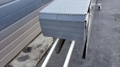 Fairview 15' SS Food-Grade Intralox Conveyor