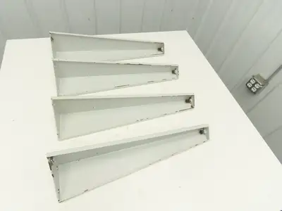 Omga Machine Base Table Legs 26-1/2" Long White Radial Arm Saw Set of 4