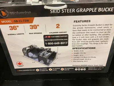 WOLVERINE Grapple Bucket 2025