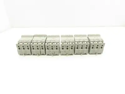 Buss Bussmann CHM3 DIN-Rail Fuse Holder 30A 3-Pole 600V  Lot of 6