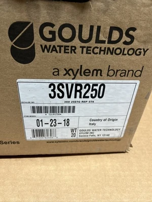 NEW Goulds 3SVR250