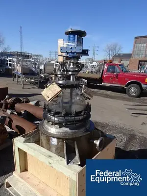USED Pfaudler 20 Gal Pfaudler Reactor, 316L S/S and Glass,12/100#