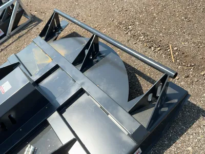 New JCT 72” Brush Mower Skid Steer Attachment, hydraulic driven with hoses and quick coupler fitting...