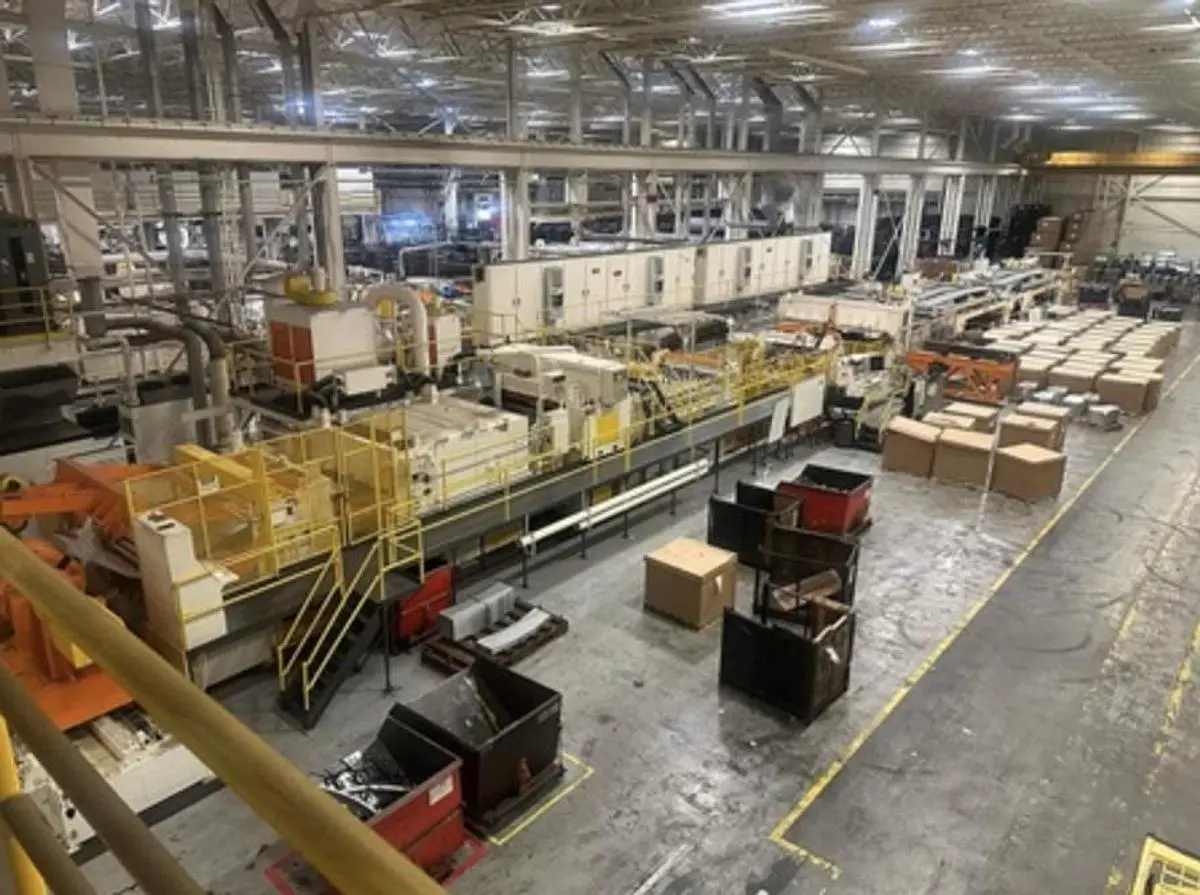 72” x .135” x 75,000 lb Automatic Feed Trapezoidal Cut-To-Length Line