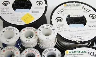 Consolidated Electronic Wire & Cable Various Size w/ Heat Shrink Tubes LOT (4938