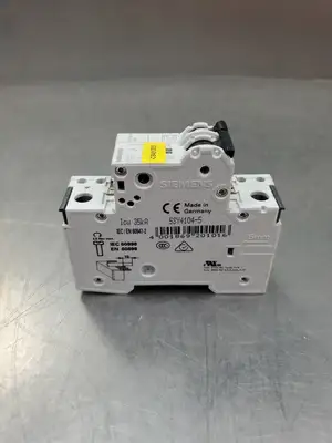 USED Siemens 5SY41 MCB A4 Circuit Breaker w/5ST3010 AS Auxiliary Switch