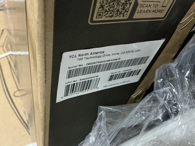 Used (2) TCL 55QM63K Commercial Audio/Visual Equipment Michigan US | Miedema Asset Management Group #1423395