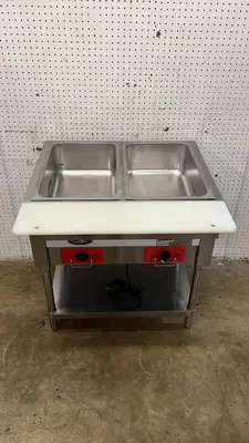 Used Cook Rite Used CookRite CSTEA-2C, 30" Electric Steam Table, 2 Pan Capacity - 120V - GC Steam Tables (Food) Illinois US | Falcon Restaurant Supply #1373500
