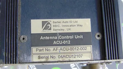 Bartec Auto ID Ltd ACU-012 Antenna Control Unit AF-ACU-012-002 Used
