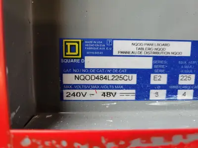 Used SQUARE D NQOD484L225CU Switchgears British Columbia CA | Lenmark #1435066