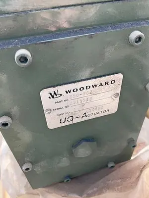 USED WOODWARD UG-A