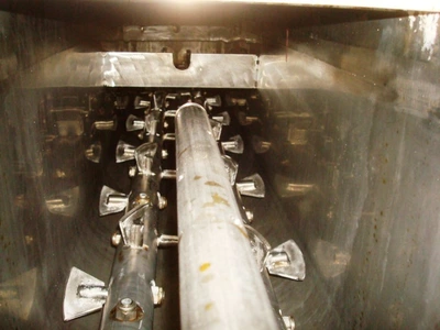 S/S Jktd Continuous Twin Screw Mixer Conveyor 3 Mt