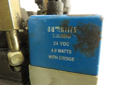 Numatic I23BA400MP00061 Pneumatic Solenoid Valve Assy 24V w/I23RS100JP00000 Reg.