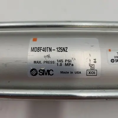 Used SMC SMC CYLINDER MDBF40TN-125NZ Cylinders | ND Industrial Surplus #1218019