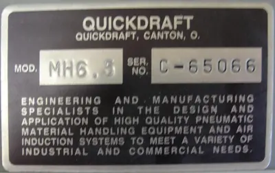 USED QUICKDRAFT MH-6.5