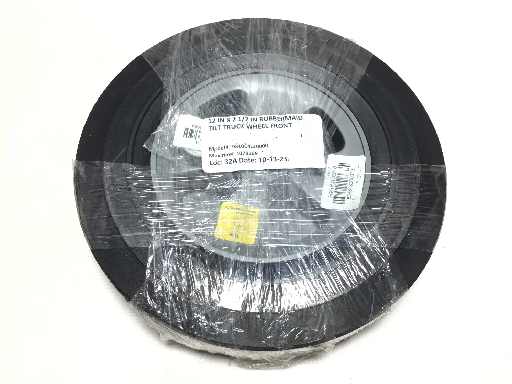 Unbranded FG1014L30000 Rubbermaid Tilt Truck Wheel Front 12″ X 2-1/2″
