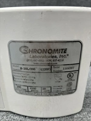 Used Chronomite M-20L/208 Water Heaters California US | Davliegogo LLC #1708364