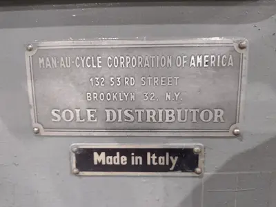 15" X 32" MANNAIONI MAN-AU-CYCLE THREADING LATHE, 4" HOLE: STOCK #16992