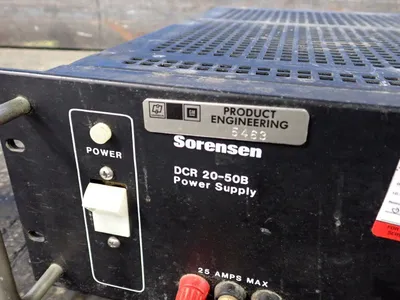 Used SORENSEN DCR 2050B DC Power Supplies Ohio US | HGR 24 #895593