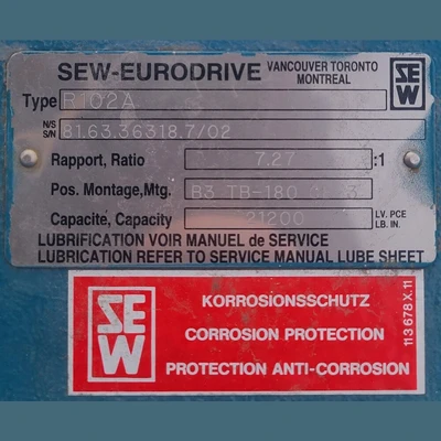 20HP SEW-Eurodrive Gearmotor