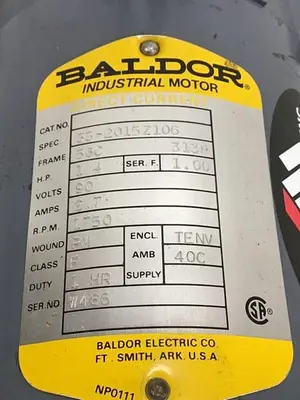 USED BALDOR 33-2015Z106
