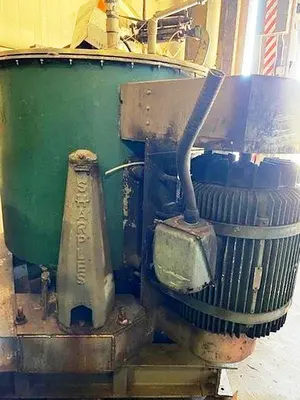 Sharples 48 x 30 perforate basket centrifuge, 316SS.