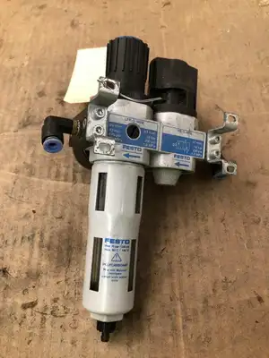 Festo LFR-D-MINI Filter Regulator w/ HE-D-MINI On/Off Valve 230PSI