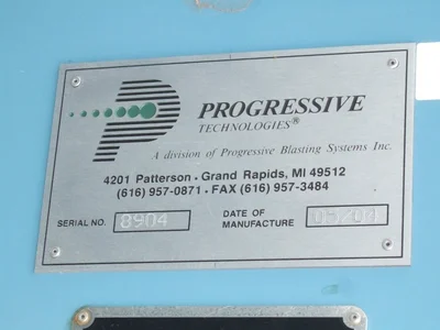 Progressive Technologies CNC Grit Blaster