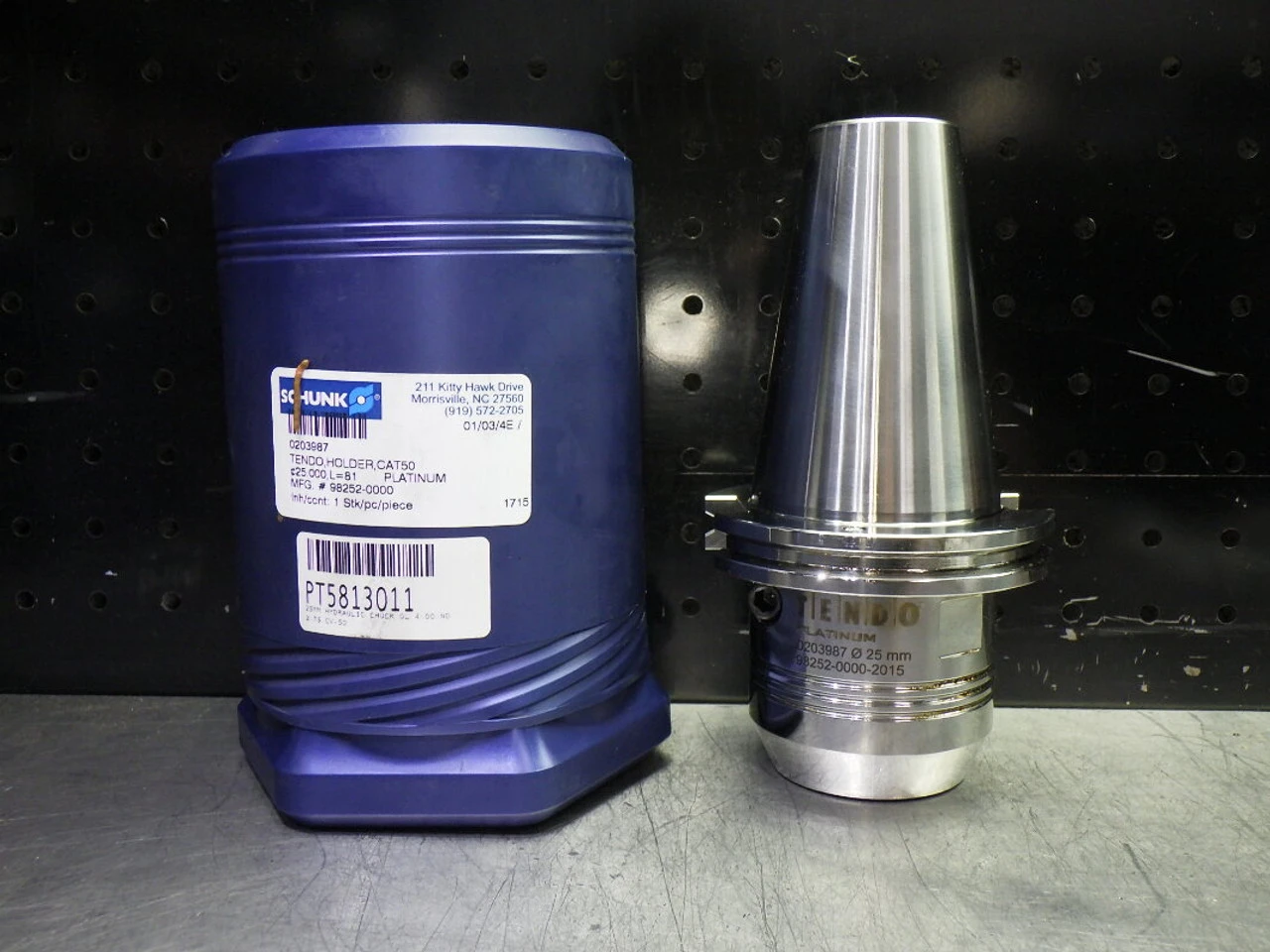 Schunk CAT50 25mm Hydraulic Tool Holder 81mm Pro 203987 (LOC793A)