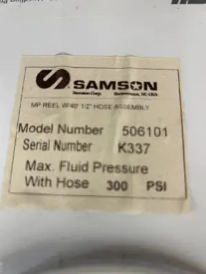 Samson 506 101 - Single Arm Hose Reel 30ft - 300 Psi- 3/8in NPT