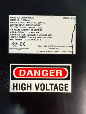 Used Meg-Alert _UNKNOWN_ Electrometer/ High Resistance Meters South Carolina US | Palmetto Automation #1484476