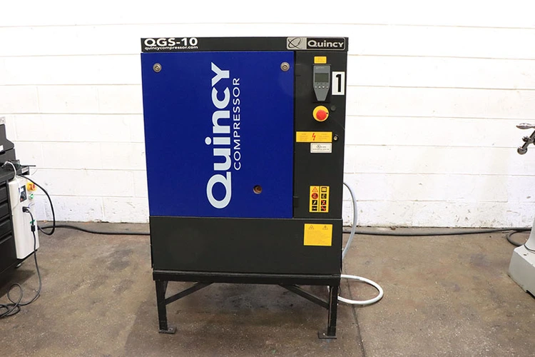 Used 2018 Quincy QCS-10, 10 HP, Rotary Screw Rotary Screw & Sliding Vane Air Compressors New Jersey US | Machinery Values #1460700