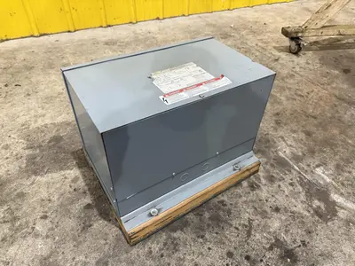 9 KVA SQUARE D ELECTRICAL 3 PHASE TRANSFORMER 480 DELTA <-> 208Y/120 VOLT: YOBRO #24141