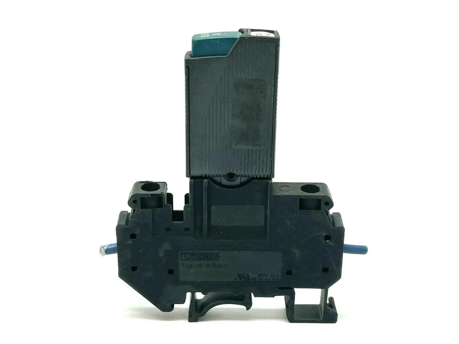 UK 6-FSI/C TCP 0,5A | Phoenix Contact UK 6-FSI/C Terminal Block w/ TCP 0,5A Circuit Breaker - Used