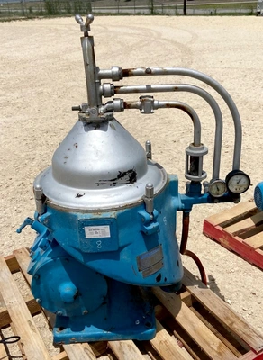 (2) Alfa-Laval WHPX 405 TGD-24-60 oil purifiers, SS.